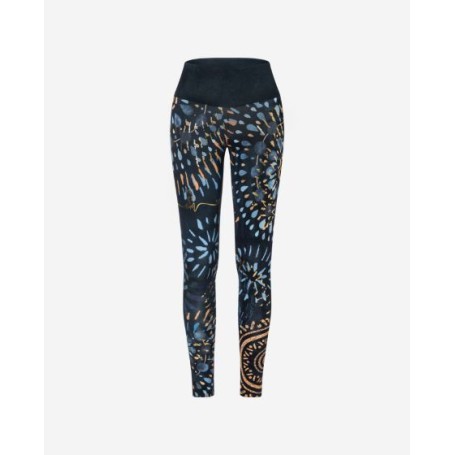 Spirit of OM - Yoga Leggings Magic - blau/gold