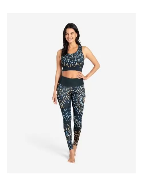 Spirit of OM - Yoga Leggings Magic - blau/gold