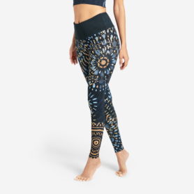 Spirit of OM - Yoga Leggings Magic - blau/gold