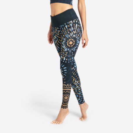 The Spirit of OM - Yoga Leggings - Magic - blue