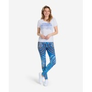 Spirit of OM - Yoga Leggings Blue Spirit - indigo-blue