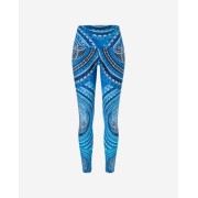 Spirit of OM - Yoga Leggings Blue Spirit - indigo-blue