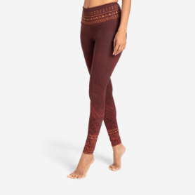 Spirit of OM - Yoga Leggings Shakti - henna-rot