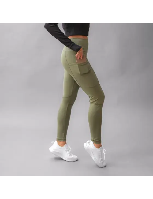 Spirit of OM - Yoga and Run Leggings - grün