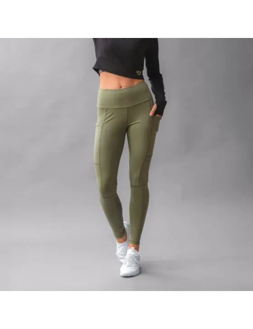 Spirit of OM - Yoga and Run Leggings - grün