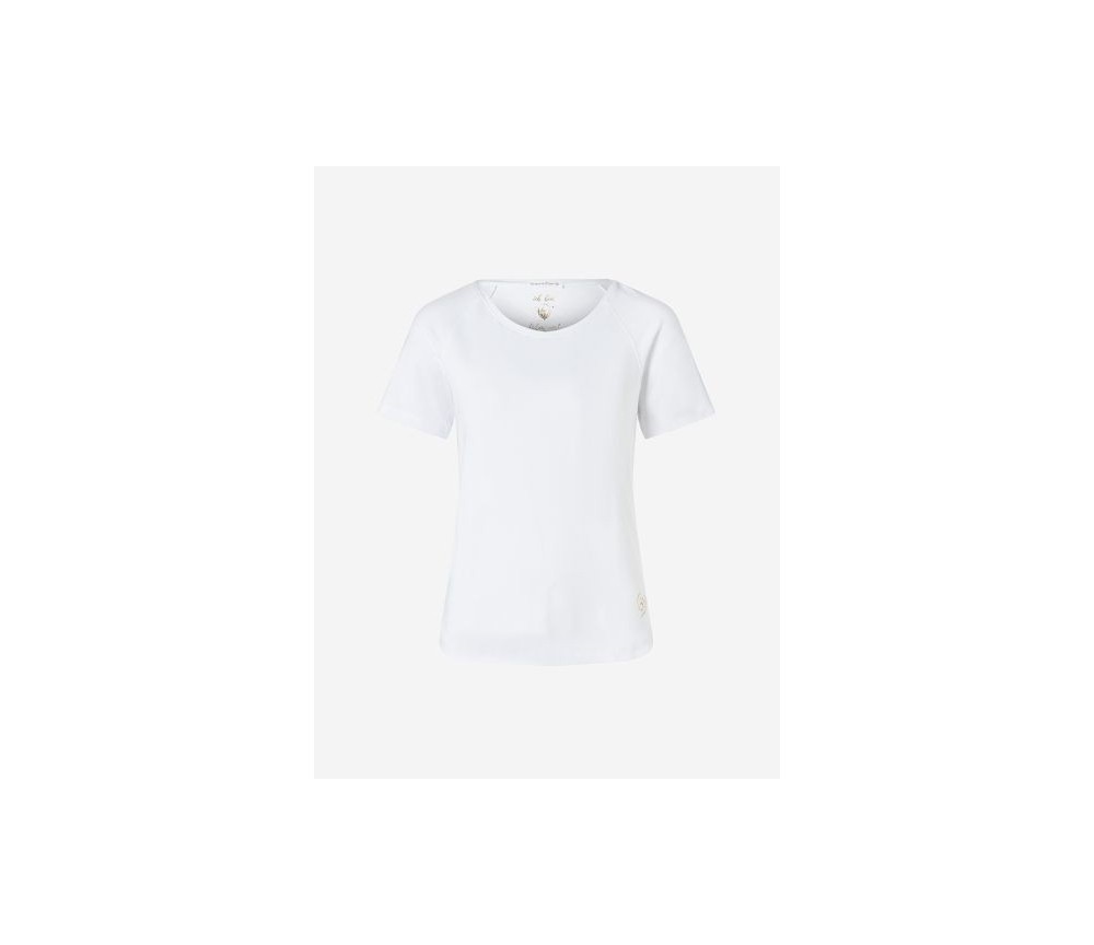 Spirit of OM - Shirt Raglan OM Herz - weiß