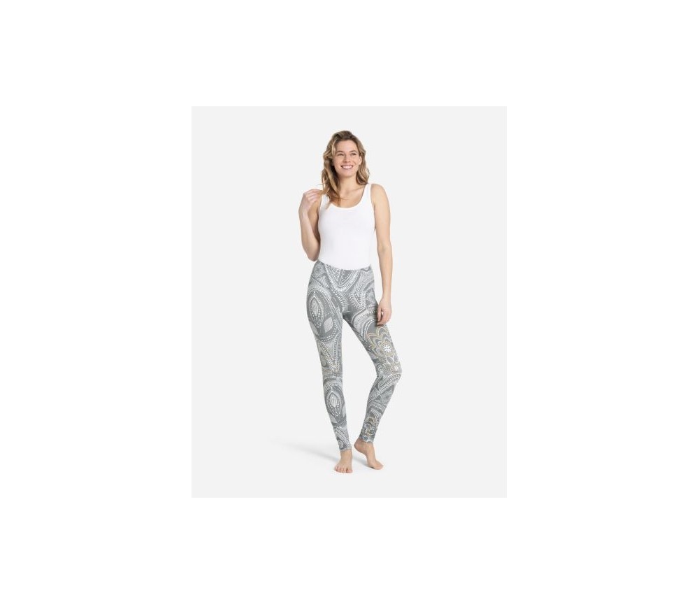 Spirit of OM - Yoga Leggings Puja - graugold