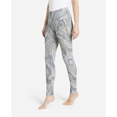 Spirit of OM - Yoga Leggings Puja - graugold