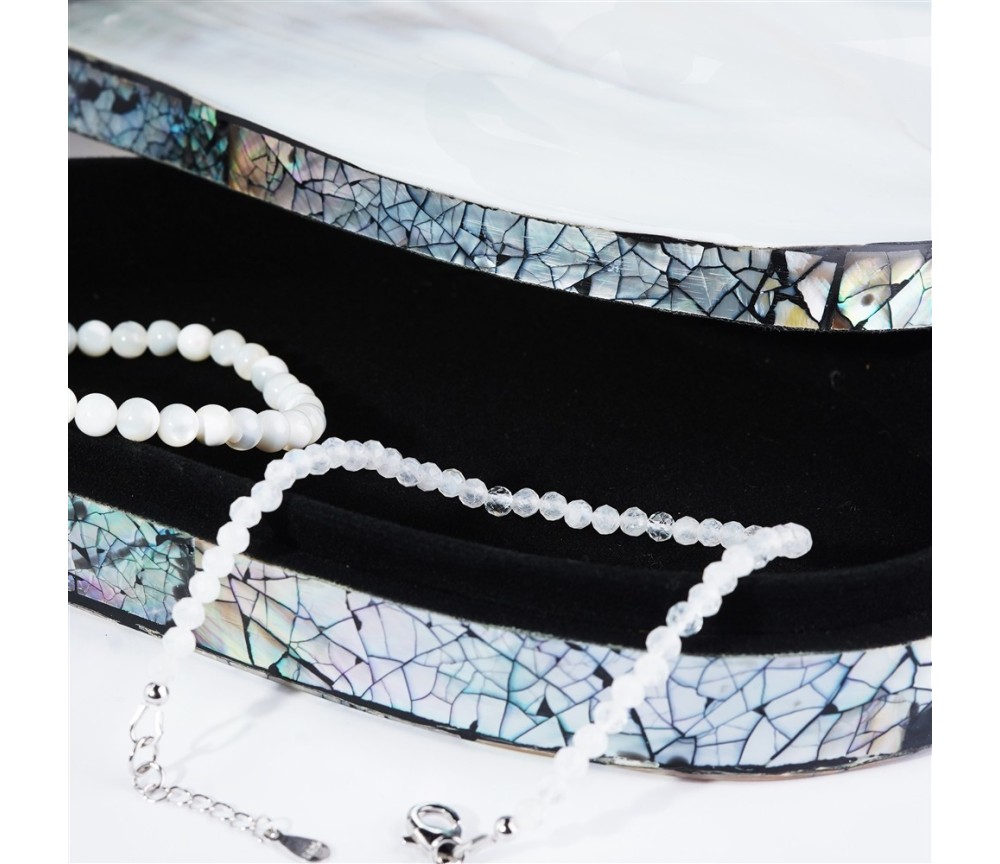 Aufbewahrungs - & Schmuck Dose - Muschel (Pseudodon) - ca. 20-22 x 11-13cm