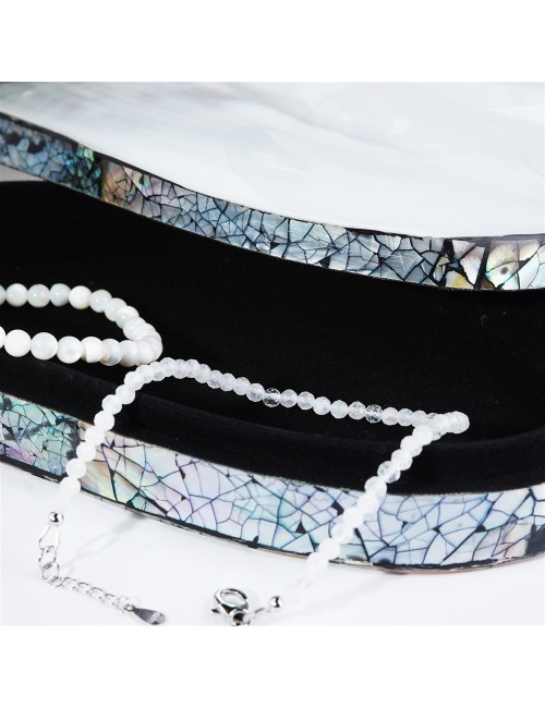 Aufbewahrungs - & Schmuck Dose - Muschel (Pseudodon) - ca. 20-22 x 11-13cm