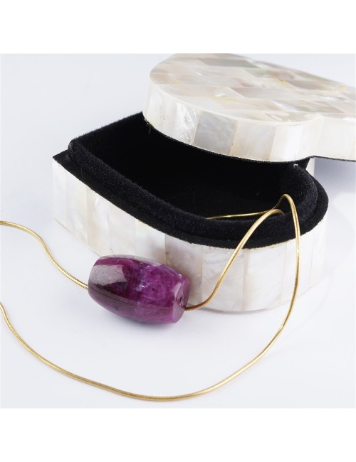 Aufbewahrungs - & Schmuck Dose - Muschel Herz (Pinctata maxima) - ca. 8 x 7cm