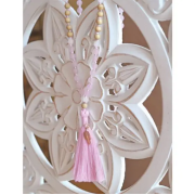 Spirit of OM - Kette - Mala Rosenquarz