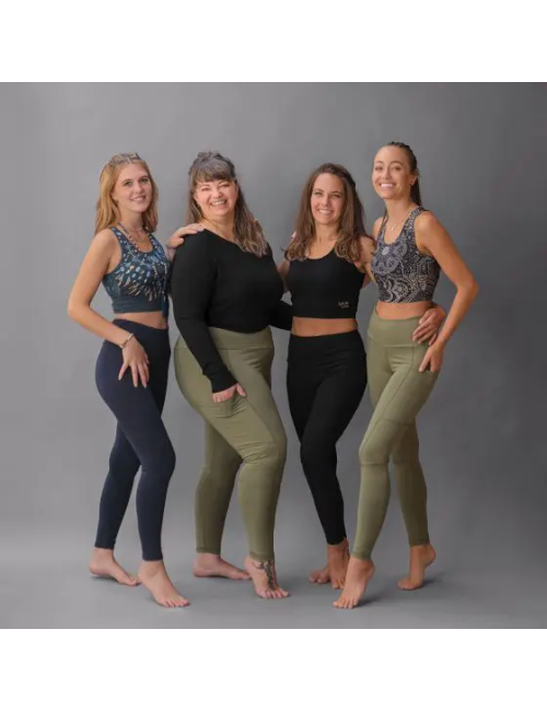 Spirit of OM - Yoga and Run Leggings - dunkelblau