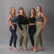 Spirit of OM - Yoga and Run Leggings - dunkelblau