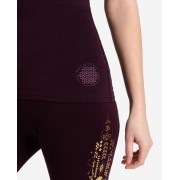 Spirit of OM - Tanktop Satti - aubergine