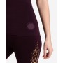 The Spirit of OM - Tanktop Satti - skin fit - aubergine