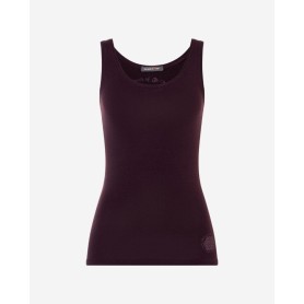 Spirit of OM - Tanktop Satti - aubergine