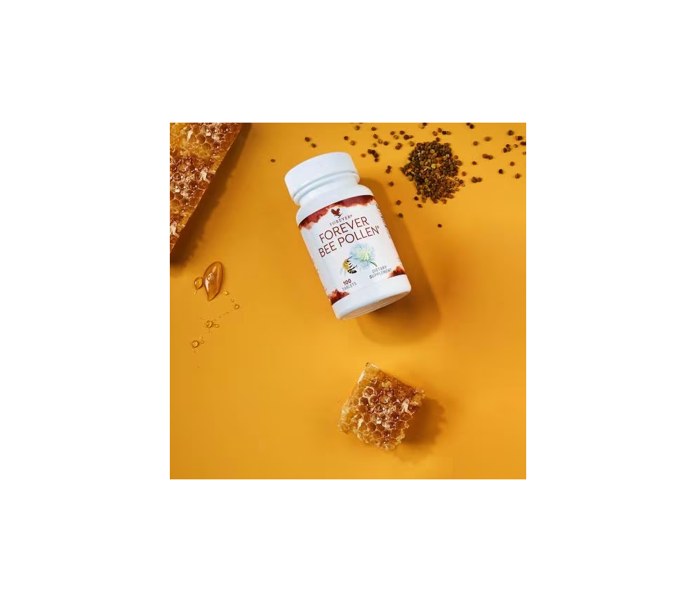 Forever - Forever Bee Pollen™ - Nahrungsergänzungsmittel mit Bienenpollen, wertvollem Honig und Gelée Royal - 100 Presslinge