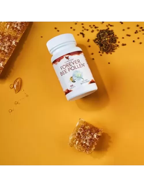 Forever - Forever Bee Pollen™ - Nahrungsergänzungsmittel mit Bienenpollen, wertvollem Honig und Gelée Royal - 100 Presslinge