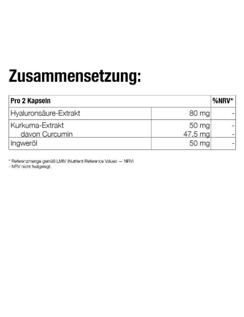 Forever - Forever Active HA® - Nahrungsergänzungsmittel mit Hyaluronsäure-Extrakt, Ingwer und Kurkuma-Extrakt - 60 Kapseln