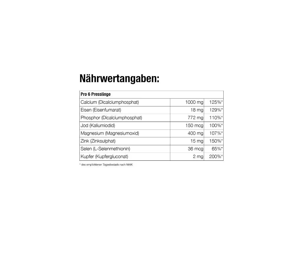 Forever - Forever Nature-Min® -Nahrungsergänzungsmittel mit Multimineral-Formel - 180 Presslinge