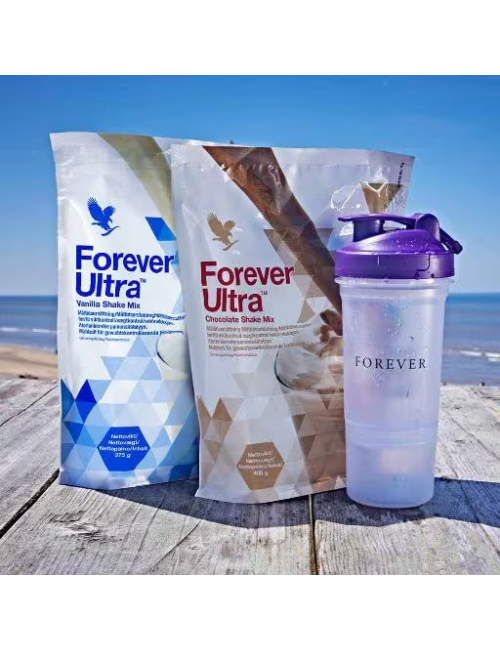 Forever - Forever Ultra™ Chocolate Shake Mix - Eiweißshake aus nicht gentechnisch verändertem Soja-Eiweiß -  405g
