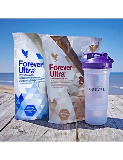 Forever - Forever Ultra™ Chocolate Shake Mix - Eiweißshake aus nicht gentechnisch verändertem Soja-Eiweiß - 405g