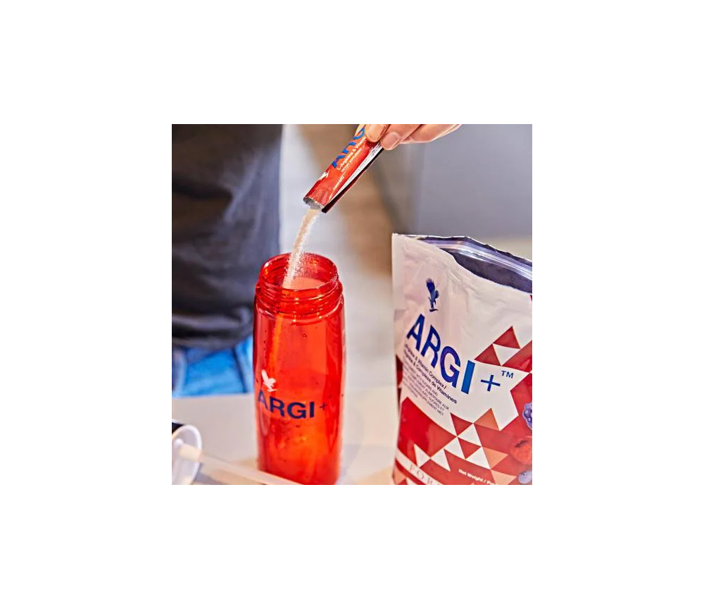 Forever - Forever ARGI+® Sticks - Diätetisches Lebensmittel mit L-Arginin-Pulver mit Vitaminen - 30 Portionsbeutel
