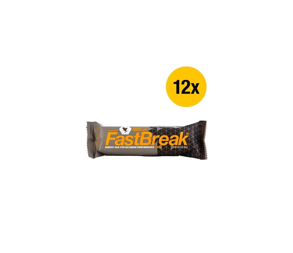 Forever - Forever FastBreak™ - Energie Erdnuss-Riegel mit Vitaminen & Mineralstoffen - 12 er Pack