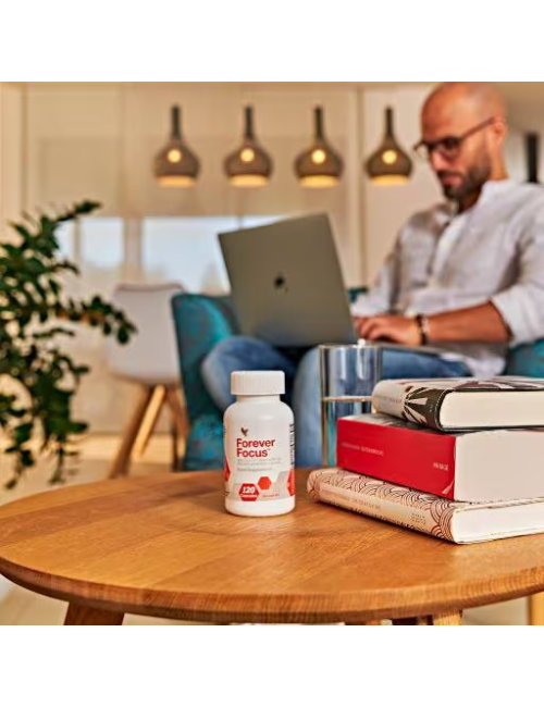 Forever - Forever Focus™ - Nahrungsergänzungsmittel - Citicolin, Vitamine B5, B6, B12 und Zink - 120 Kapseln