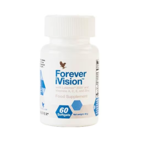 Forever - Forever iVision™ - Nahrungsergänzungsmittel - Sehkraft-Unterstützung mit Vitamin A, C, E und Zink - 60 Kapseln