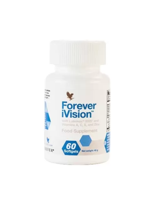 Forever - Forever iVision™ - Nahrungsergänzungsmittel - Sehkraft-Unterstützung mit Vitamin A, C, E und Zink - 60 Kapseln