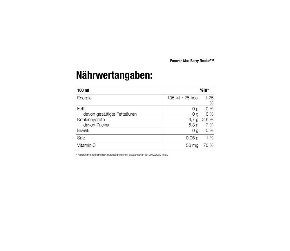 Forever - Forever C9 Berry Vanilla -  das 9 Tage Basis-Körperreinigungsprogramm - 6tlg. Set