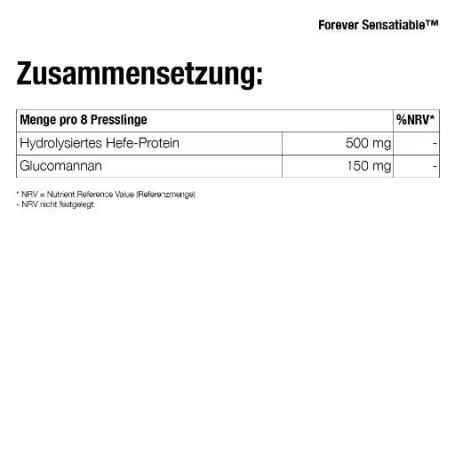 Forever - Forever Sensatiable™ - Kau-Presslinge mit Zitronen-Vanille-Geschmack - 64 Kau-Presslinge