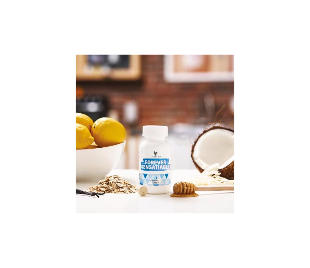 Forever - Forever Sensatiable™ - Kau-Presslinge mit Zitronen-Vanille-Geschmack - 64 Kau-Presslinge