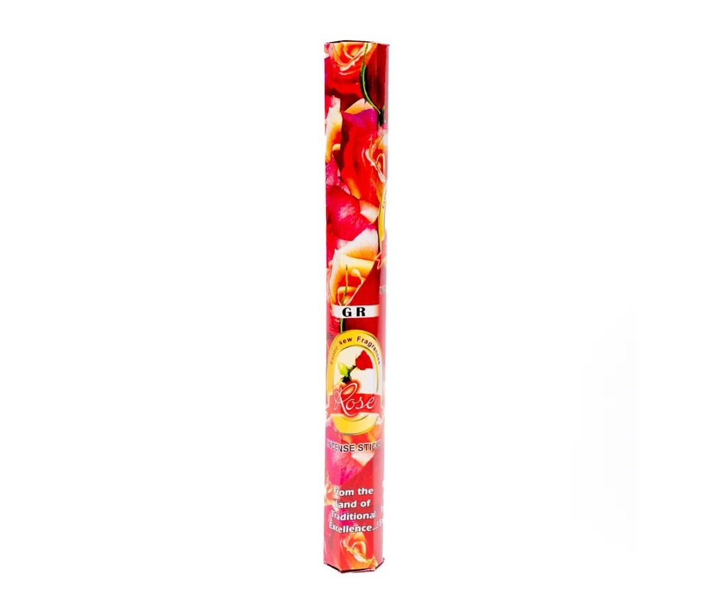 GR - Räucherstäbchen - Rose - Sechskant - 20gr