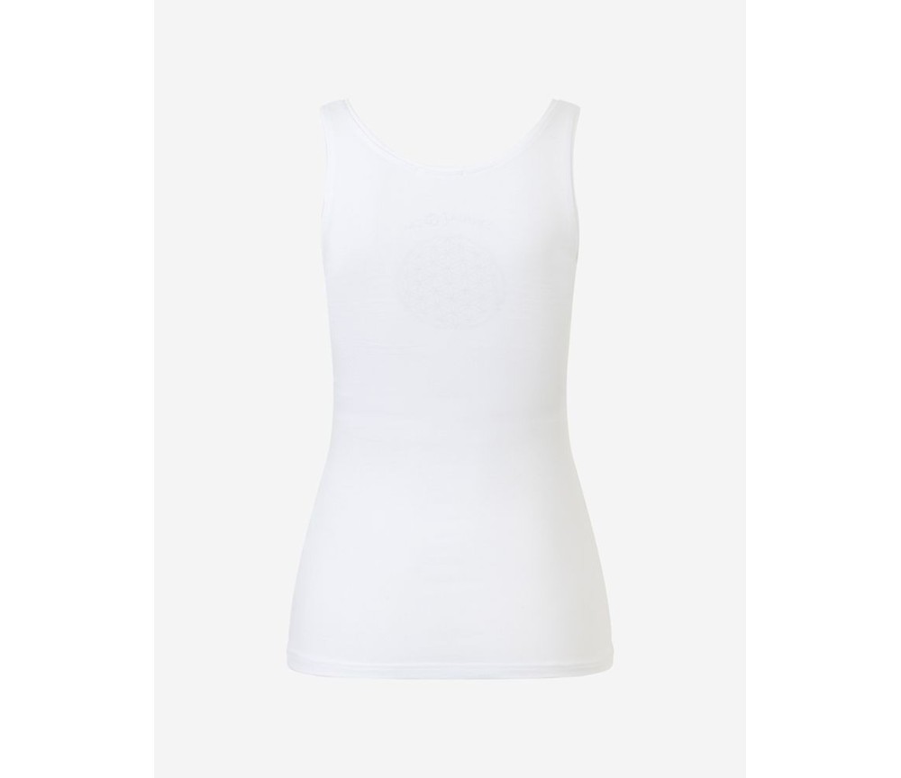 Spirit of OM - Tanktop Satti - weiß