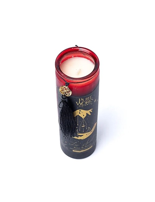 Song of India - Kerze - Kerze im Glas - Manifestationskerze - Liebeszauber - Soja & Palmwachs - ca. 80 Std.