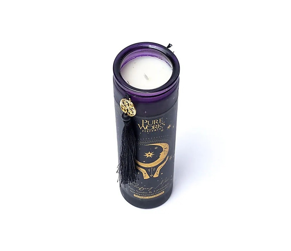 Song of India - Kerze - Kerze im Glas - Manifestationskerze - Reinigender Mond - Soja & Palmwachs - ca. 80 Std.