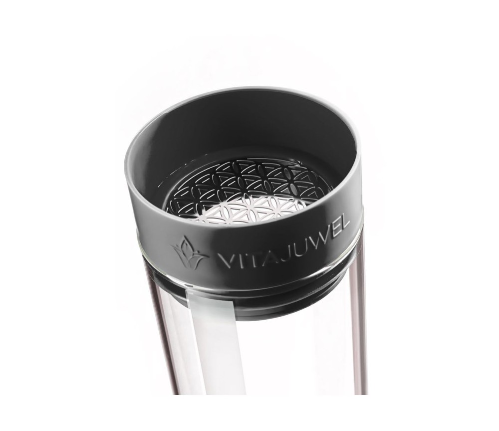 VitaJuwel - Karaffe SANA - lava black - ohne Edelsteinmodul