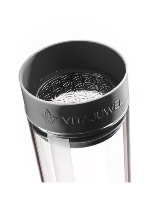 VitaJuwel - Karaffe SANA - lava black - ohne Edelsteinmodul