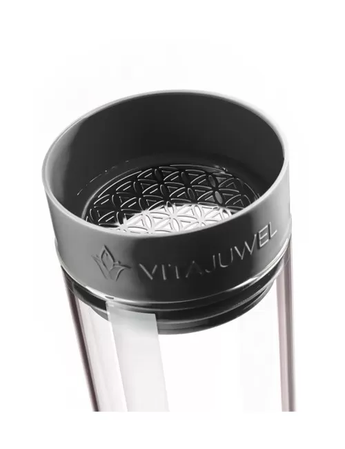 VitaJuwel - Karaffe SANA - lava black - ohne Edelsteinmodul