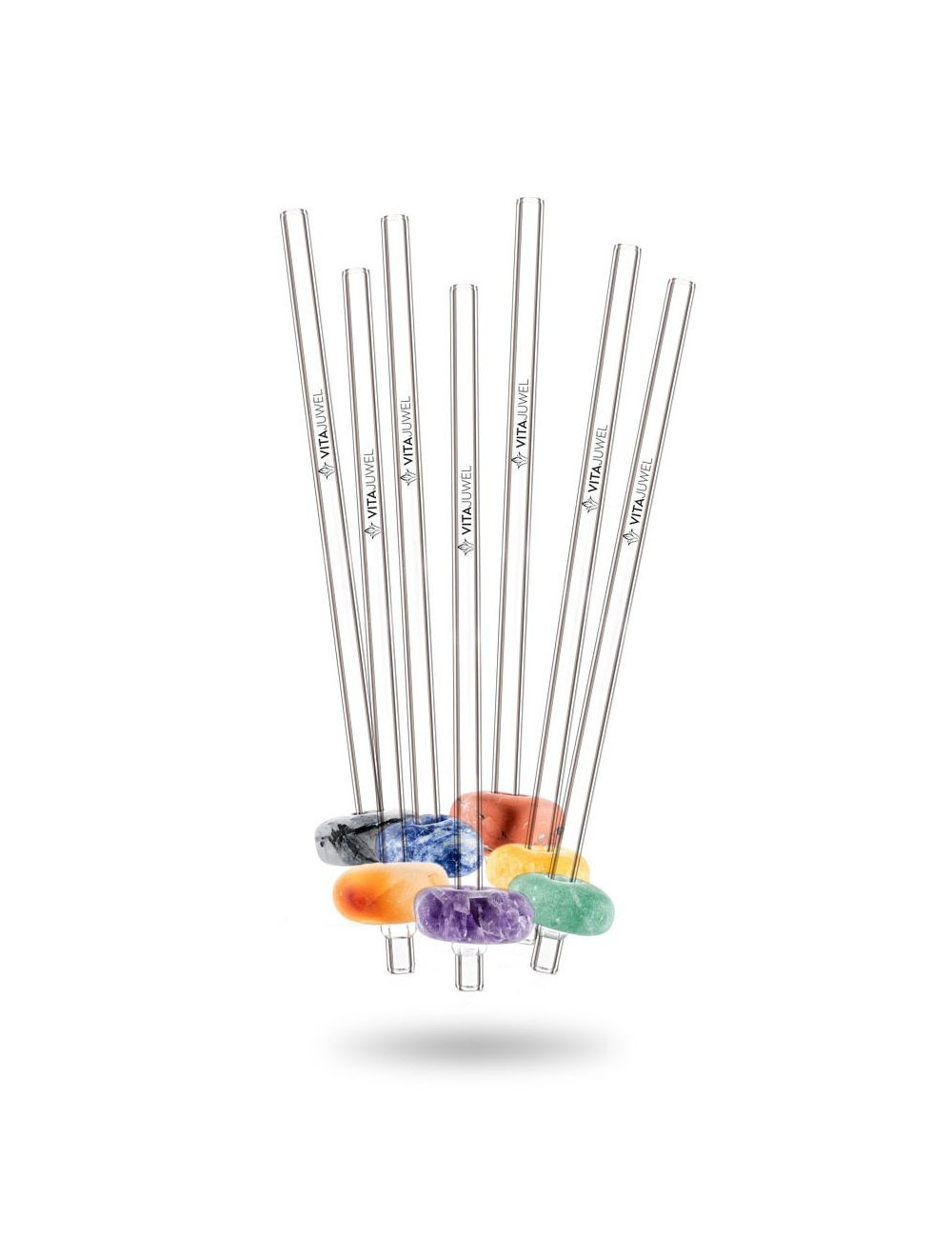 VitaJuwel - Trinkhalm Crystal Straw - ALL7 Set