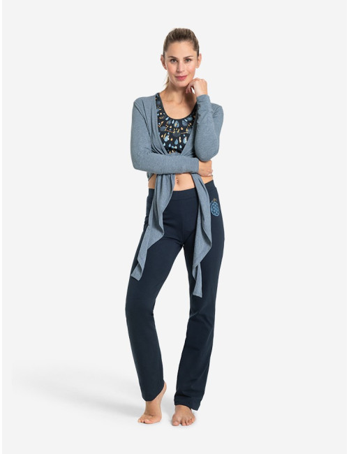 The Spirit of OM - Wellnesshose Ananda (Damen) - dunkelblau