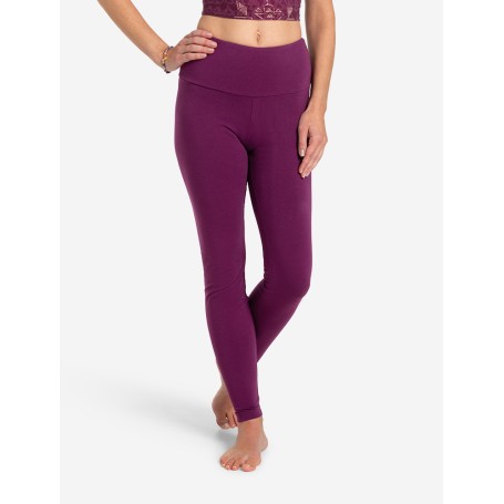 Spirit of OM - Yoga Leggings Basic Satya - viola