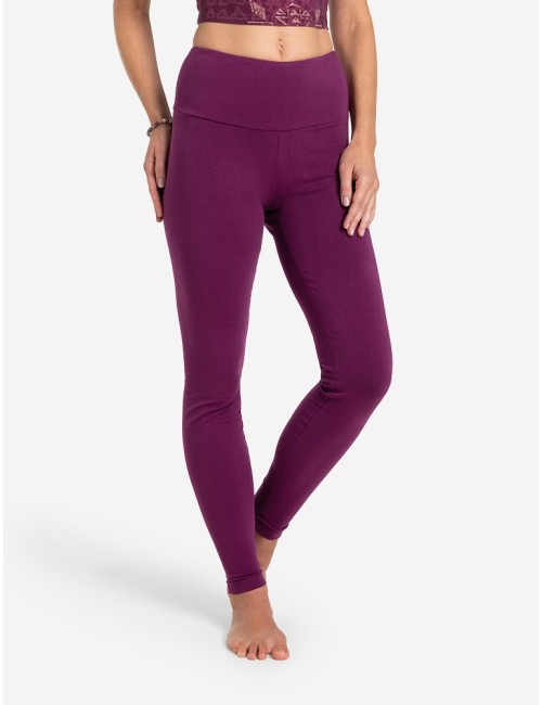Spirit of OM - Yoga Leggings Basic Satya - viola