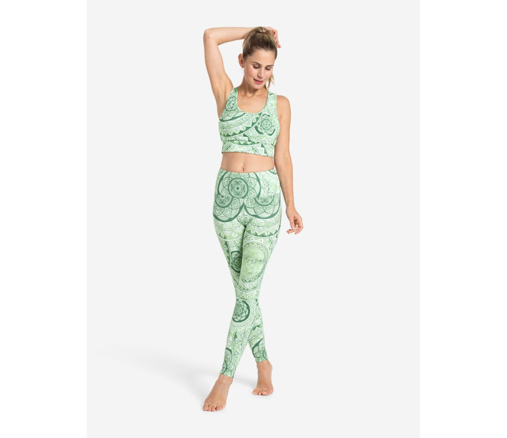 Spirit of OM - Yoga Leggings Bala - smaragd