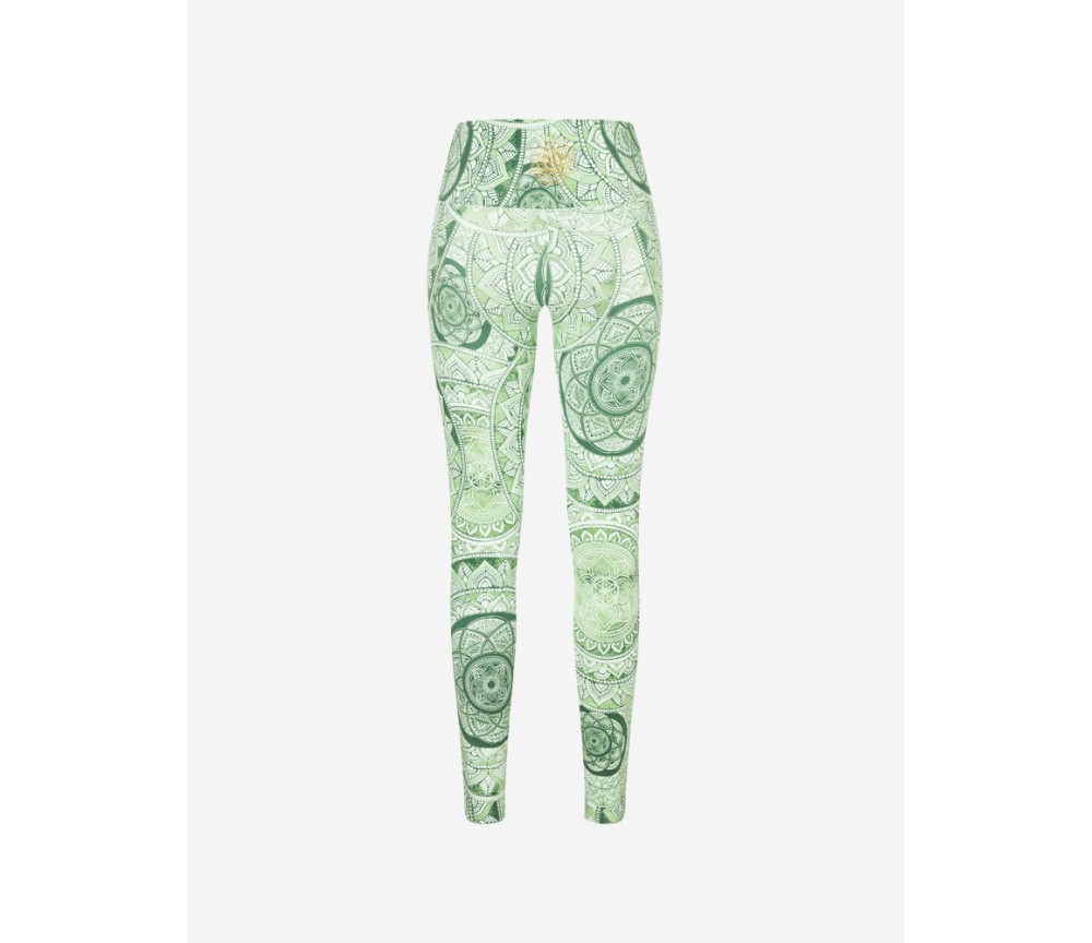 Spirit of OM - Yoga Leggings Bala - smaragd