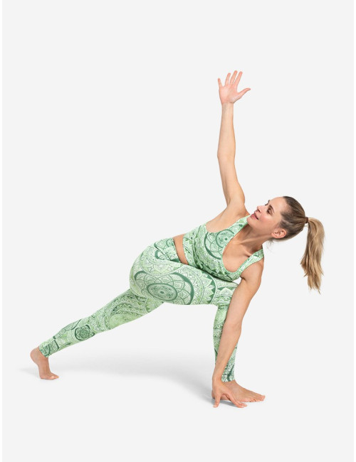 Spirit of OM - Yoga Leggings Bala - smaragd
