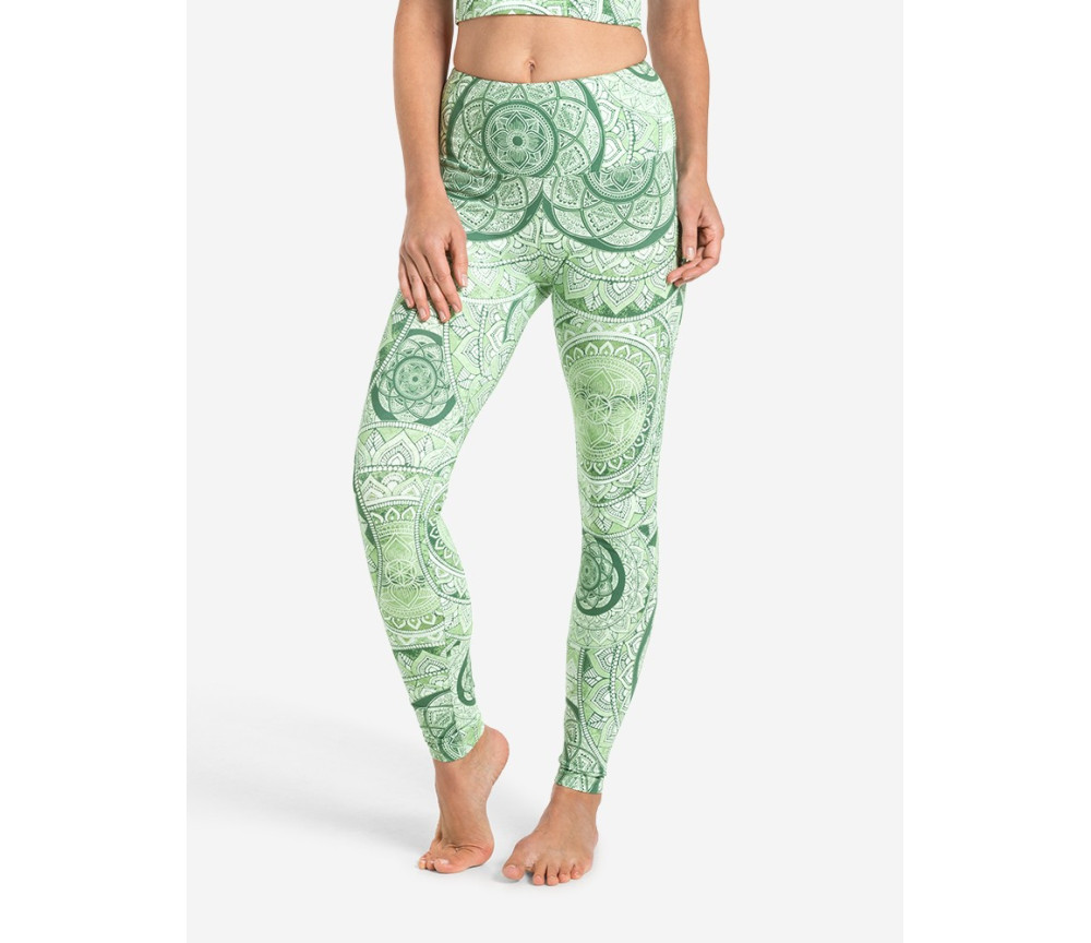 Spirit of OM - Yoga Leggings Bala - smaragd